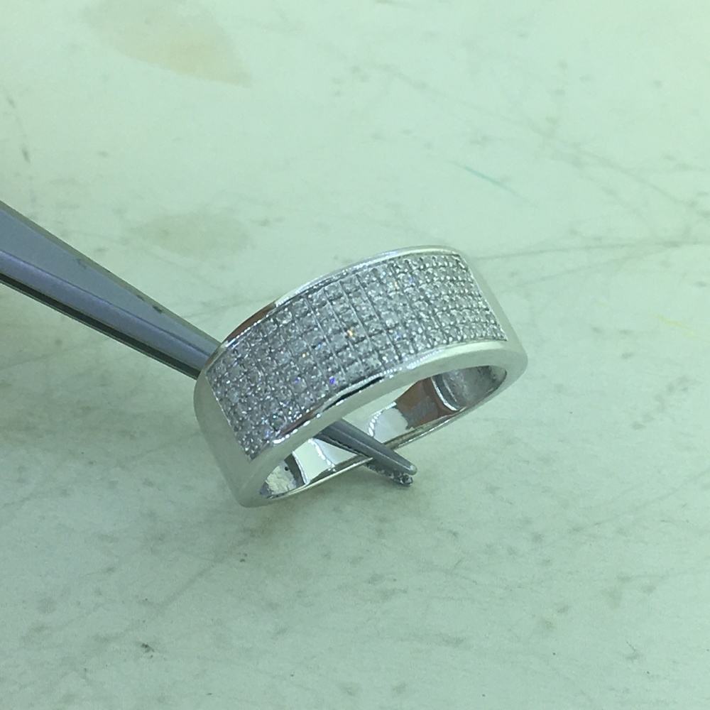 2.0 CT Diamond Engagement Bridal 10 White Gold Set - Picture 5 of 8